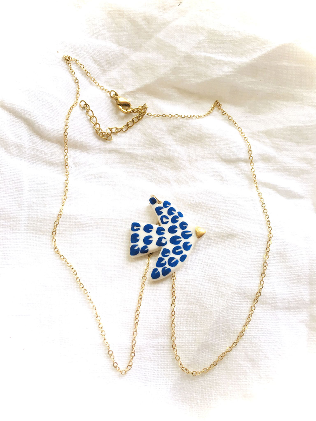 Pendentif tour de cou Oiseau