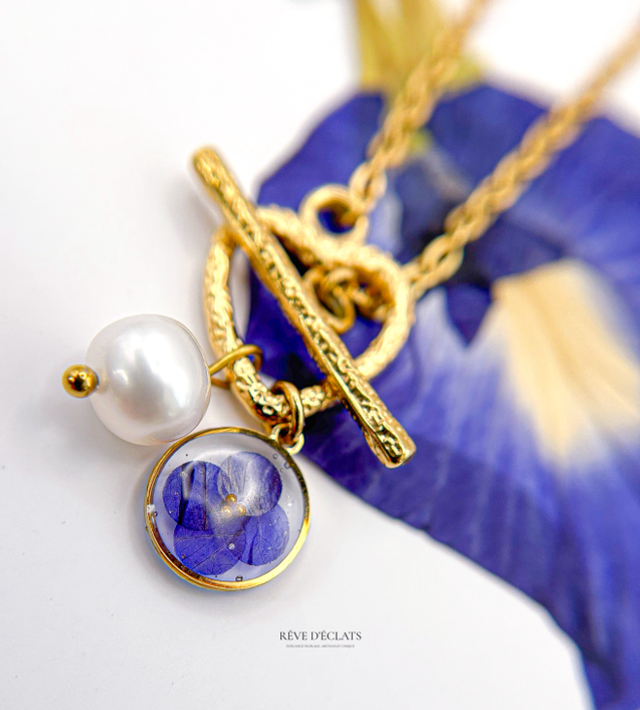 Collier - Fleur de clitoria