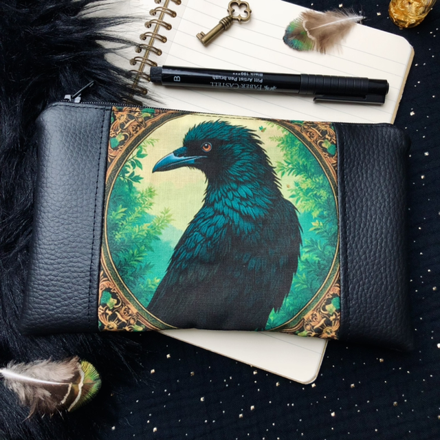 Trousse Talisman animal - Corbeau - Shadow 