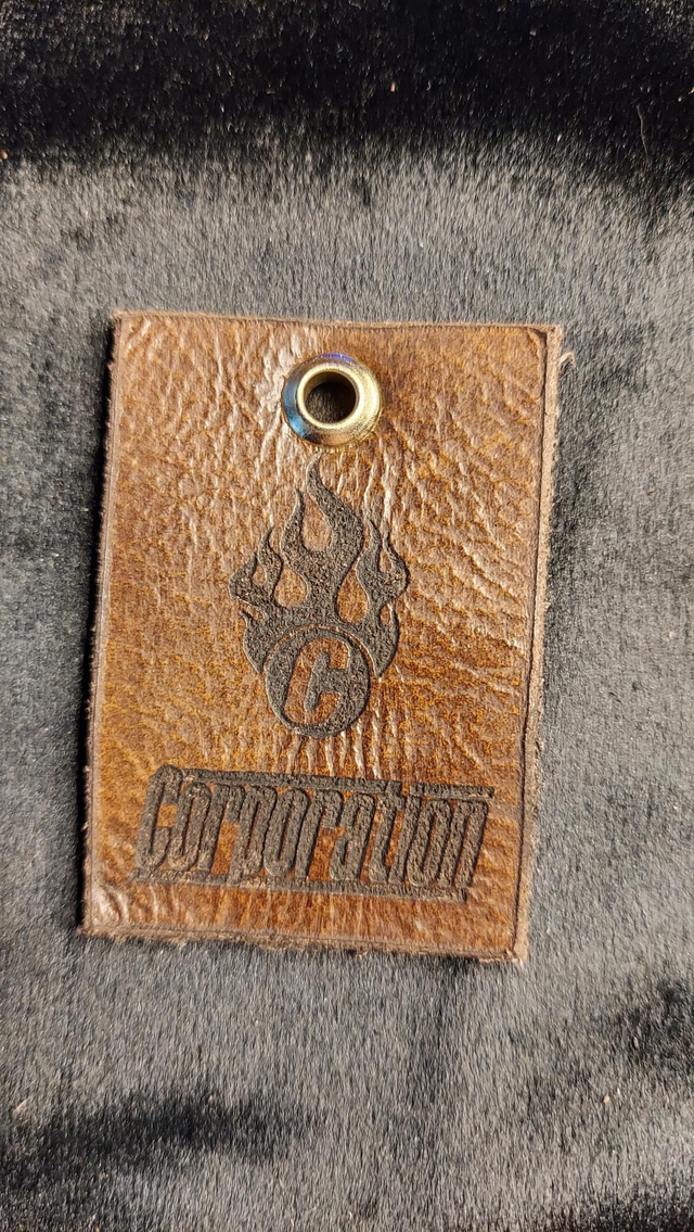 099 / 100 2nd Limited Edition Genuine CORP SOFA Leather Keyring