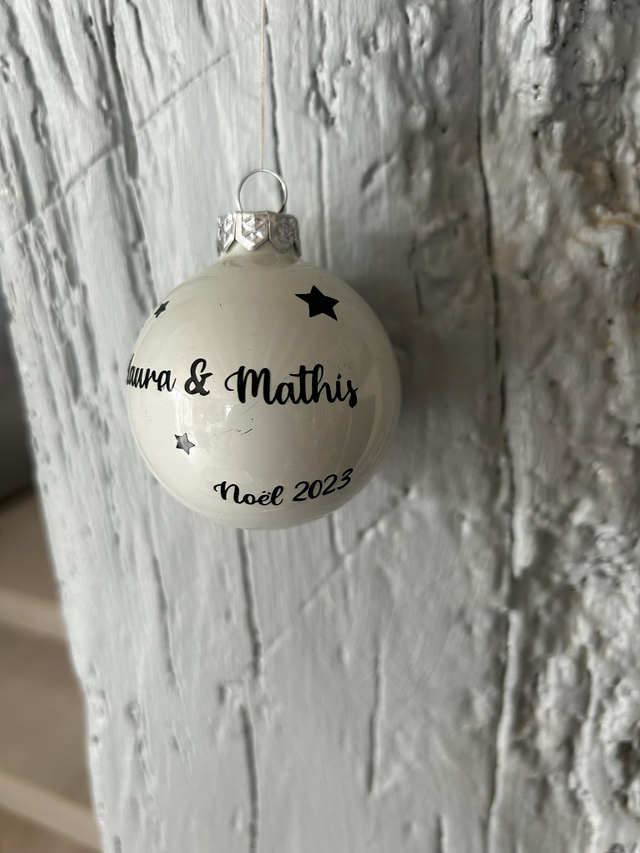 Boule de Noël Personnalisable