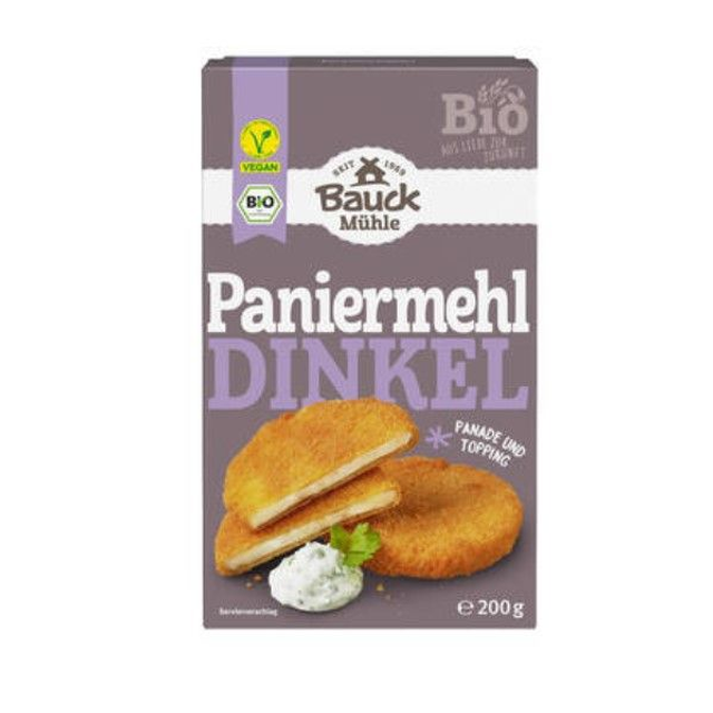 Bauck Mühle Dinkel Paniermehl, 200g Packung