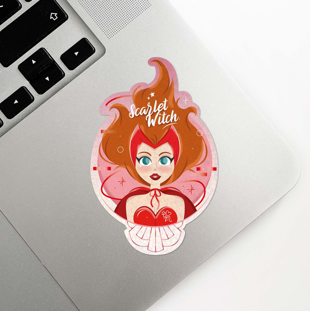 Sticker holographique WandaVision | Scarlet Witch