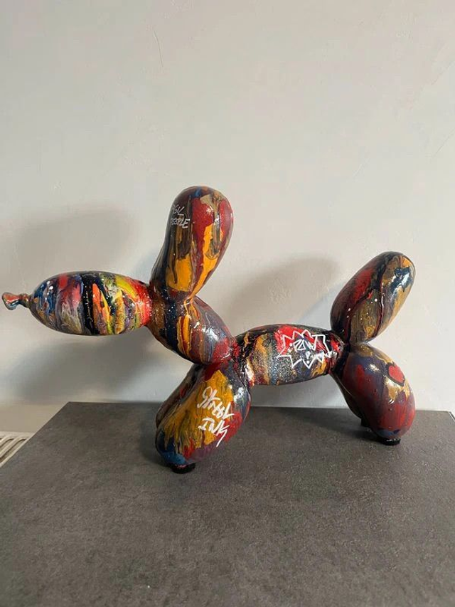 Statue chien ballon