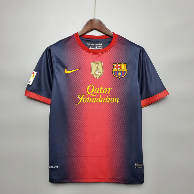 Camiseta Retro Barcelona 12/13 home