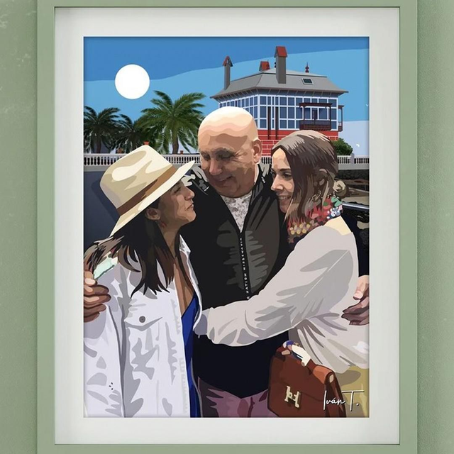 Ilustración Personalizada | 3 personas