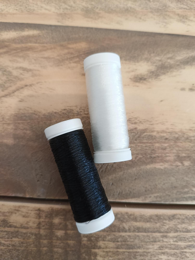 Huismerk: Transparant garen