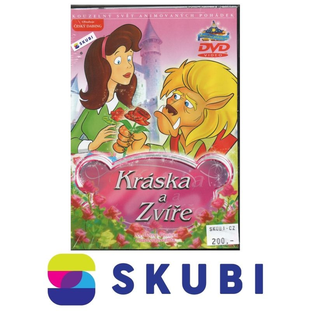 DVD Kráska a zvíře - kouzelný svět animovaných pohádek