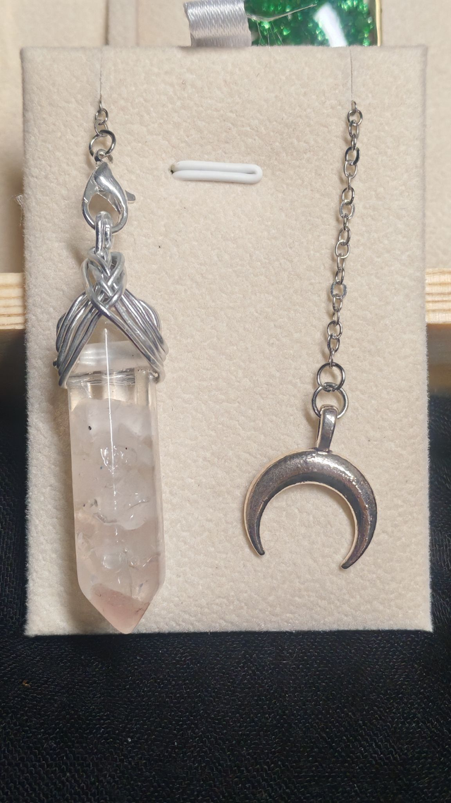 Pendule Résine &amp; Quartz Rose Grand