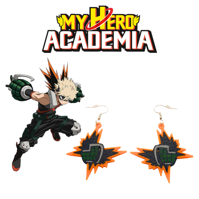Katsuki Bakugou Earrings Explosion  - for the most powerful heroes!🔥