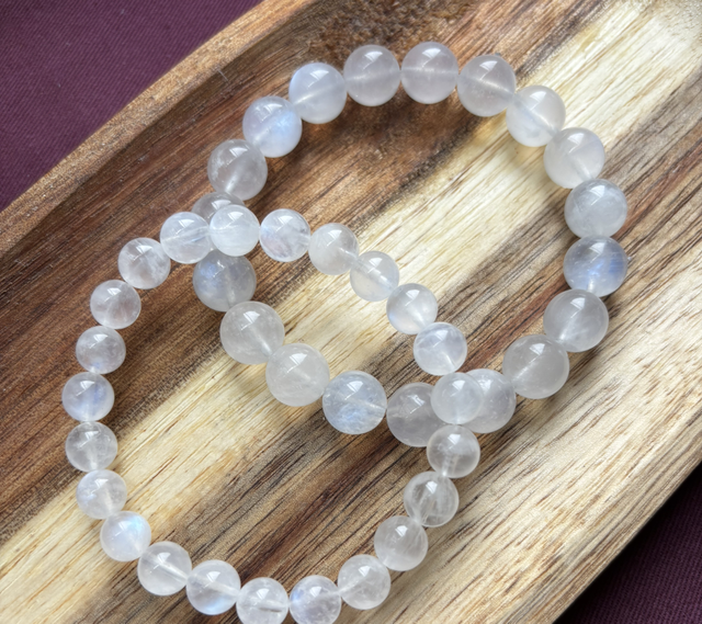 Blue Flash Moonstone Bracelet