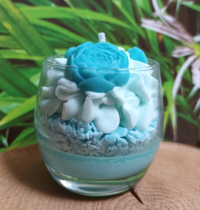 Bougie fleur de coton, DISPO EN BOUTIQUE