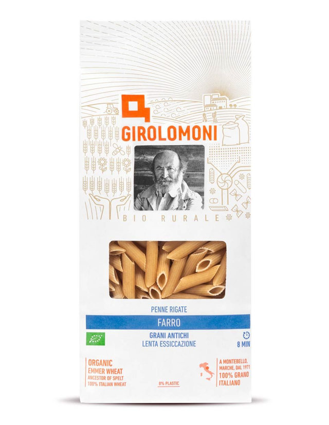PENNE FARRO RIGATE 500G BIO GIROLOMONI