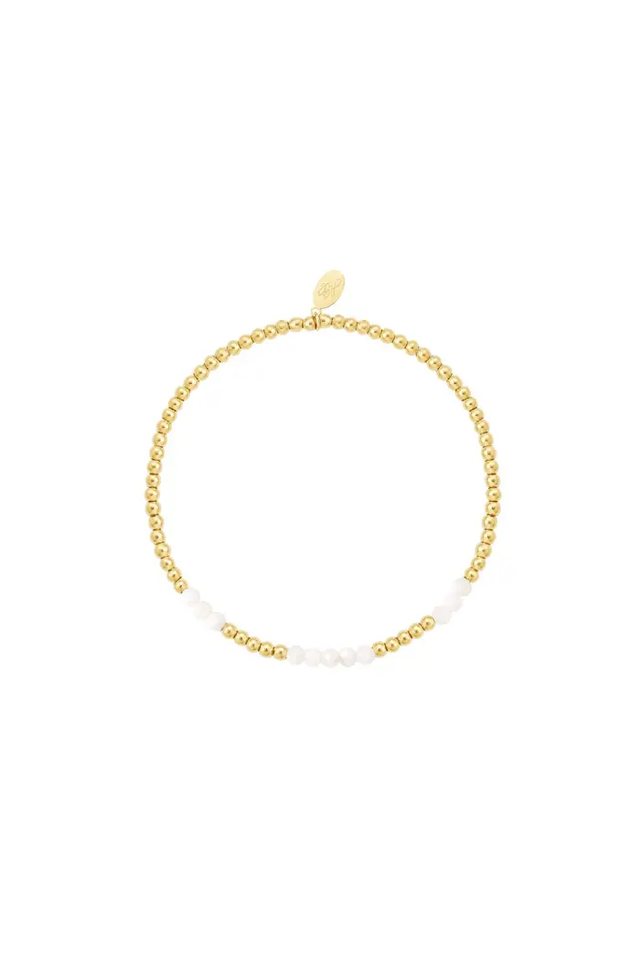 Beaded bracelet combined - natural Stones collection / 0290306-007