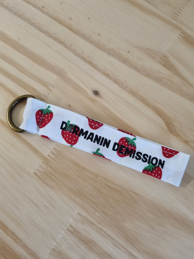 Porte-clé &quot;Darmanin démission&quot;