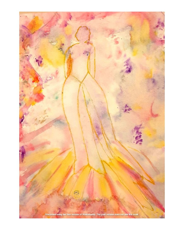 Channelled Radience Angel: Channelled art