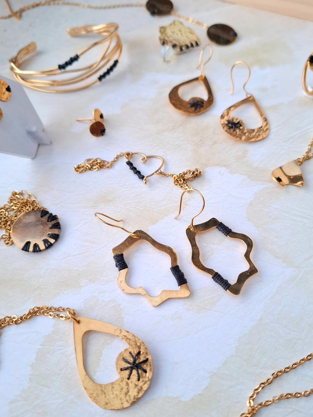 Boucles d’Oreilles Nuage – Version Black