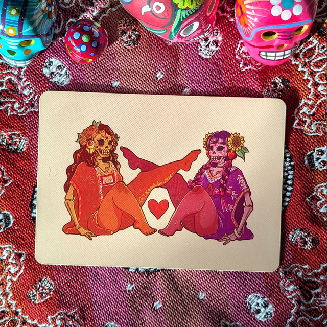 Carte postale Calaveras Coquetas