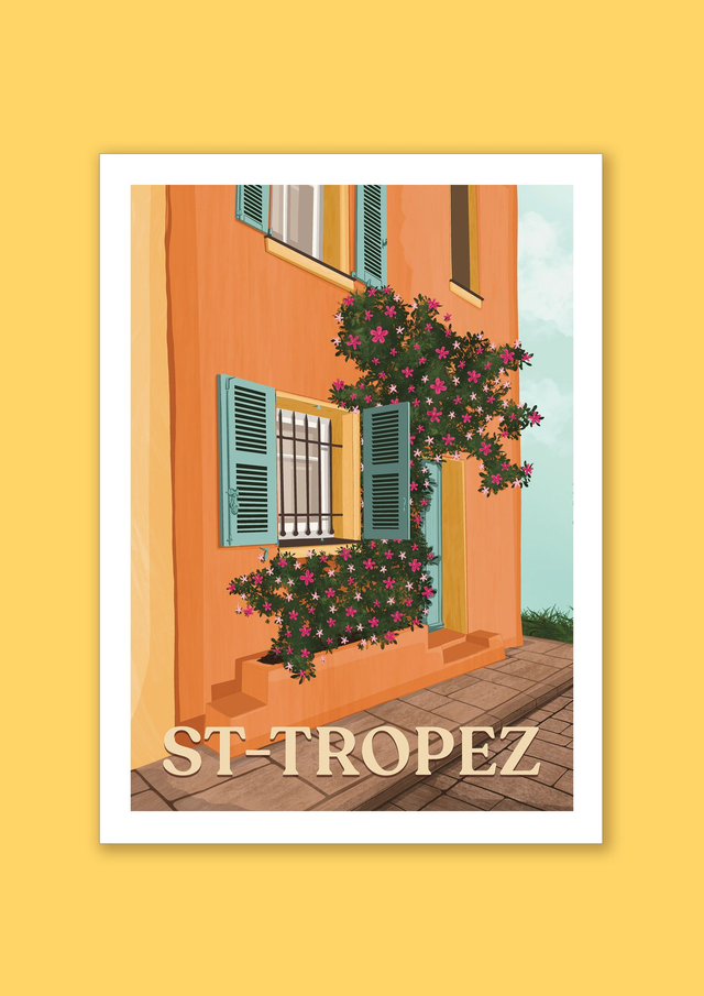 St-Tropez ~ Affiche poster
