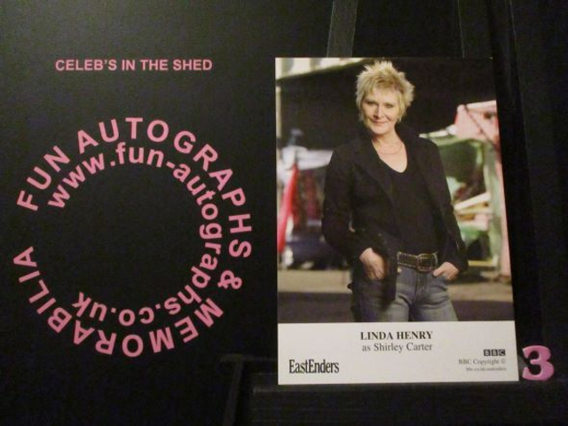 Linda Henry (Shirley Carter) Original EastEnders Cast Card (3)