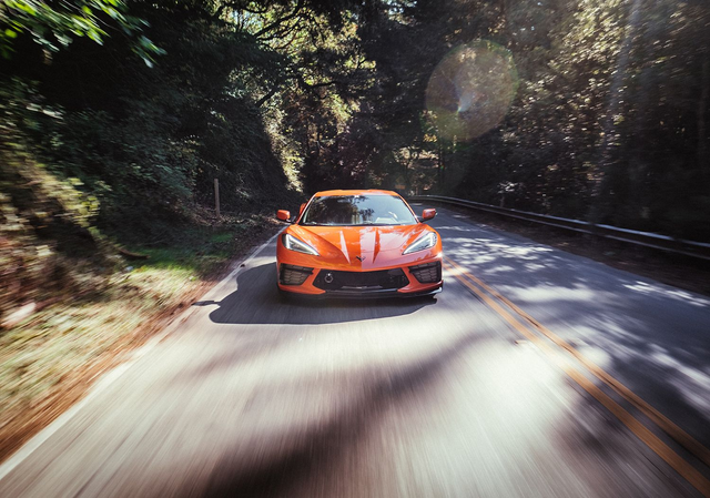 Poster "Corvette Racing Orange"