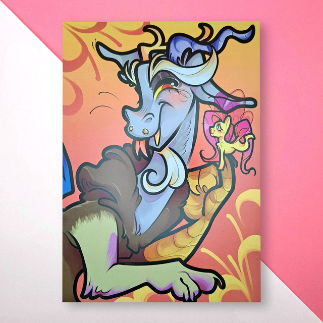 Discord & Fluttershy "MLP:FiM"