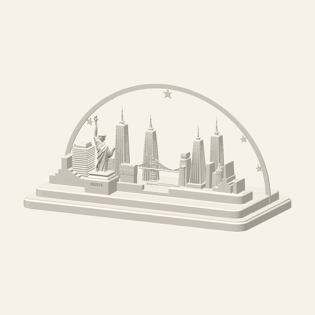 New York Skyline Lamp