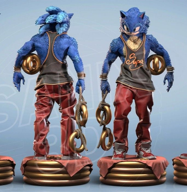 STATUE SONIC URBAN VERSION série gaming