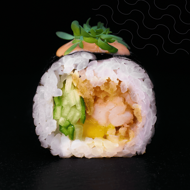 #19 Futomaki Langostino Y Mango
