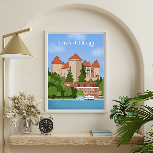 Affiche «  Musée-Château » 