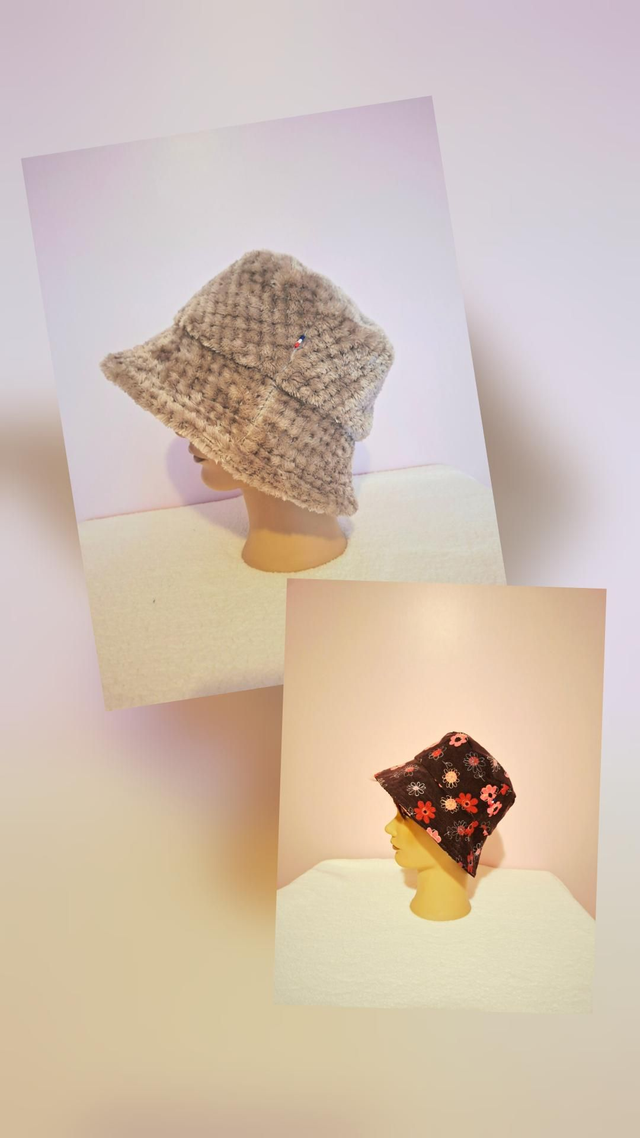 Bob d'hiver fait main 