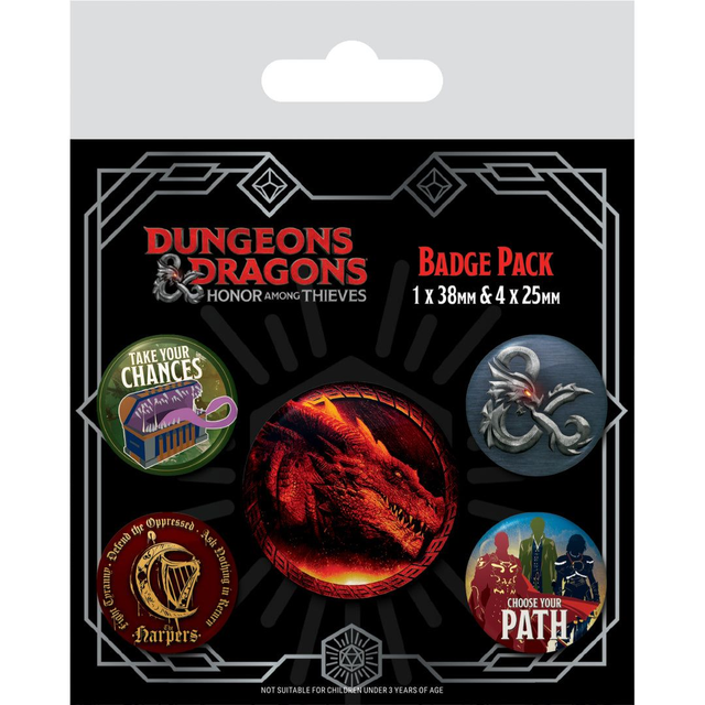 Dungeons &amp; Dragons: Movie Badge Pack 