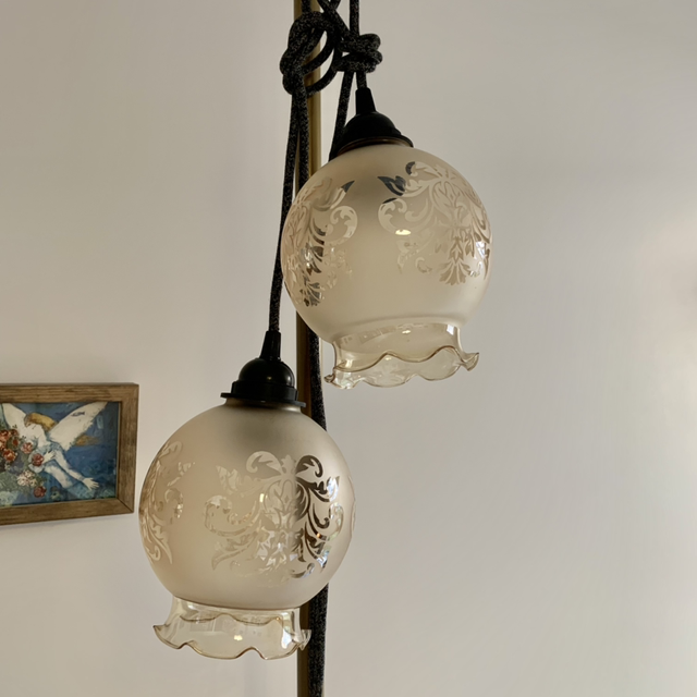 Lampe nomade en verre