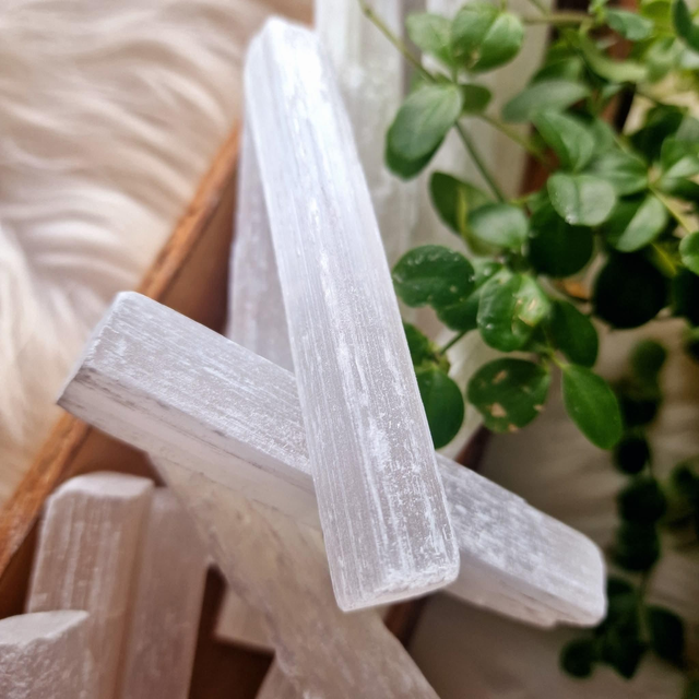 Selenite wands 