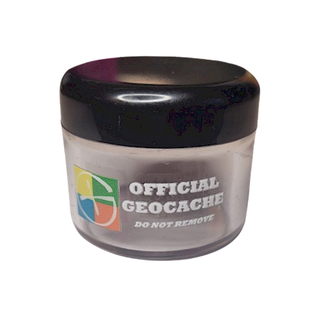 Contenant de géocaching transparent en PVC