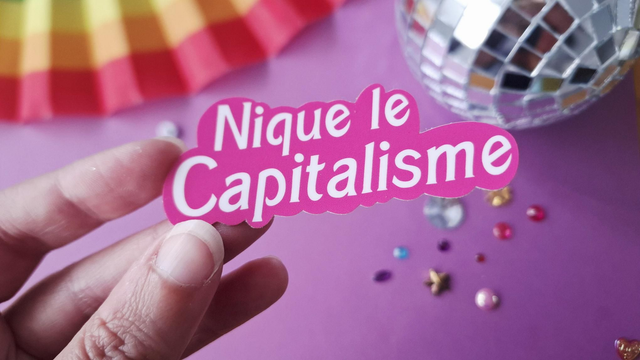 Sticker Nique le capitalisme 