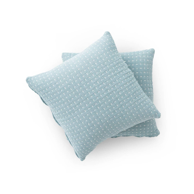 Funda de cojín aqua confetti