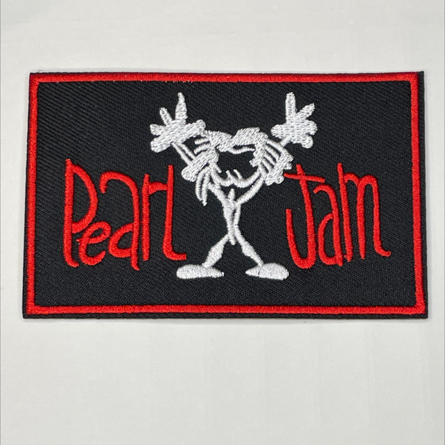 Pearl Jam Standard Patch Red / White