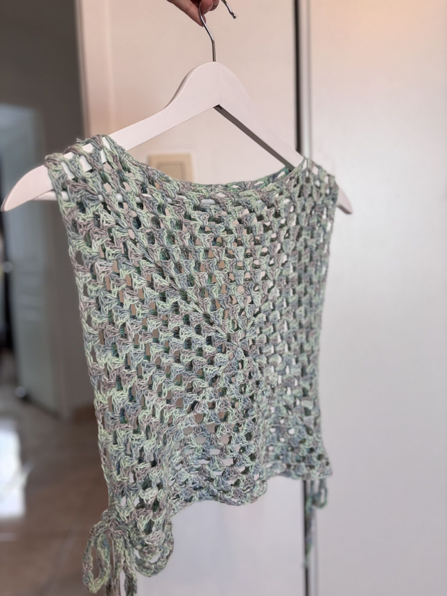 Top &quot;Reflet d&#039;eau&quot; - Pièce unique - Taille unique