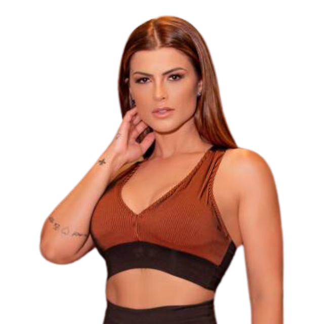 Top 3D Nadador Com Bojo | AP Moda Fitness