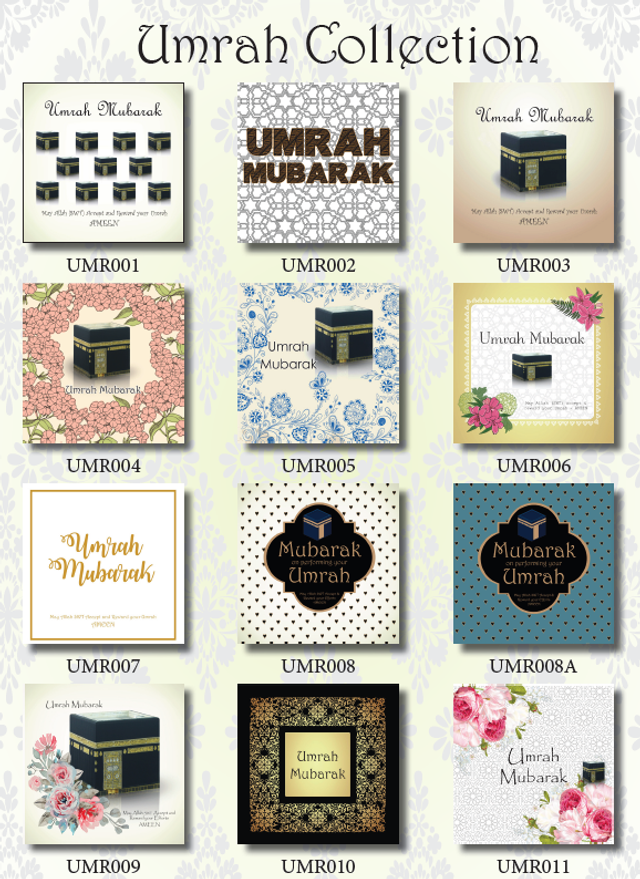 Umrah Mubarak Greeting Cards Wholesale