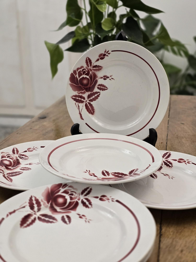 Assiettes plates Moulin Des Loups et Hamage 