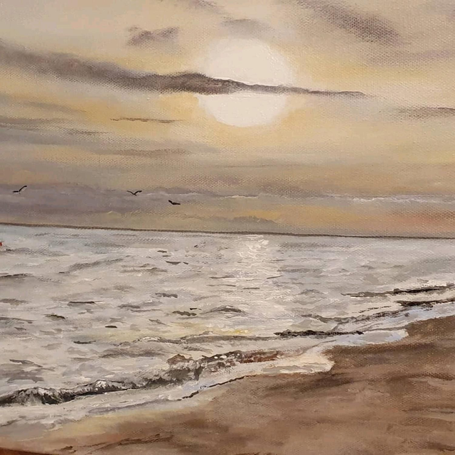 Hazy Day Painting 32 x 16