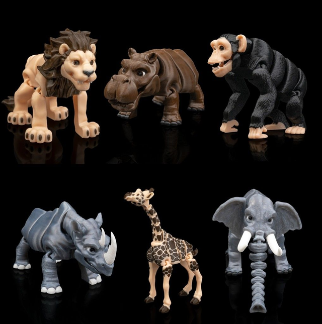 Animaux flexibles : Le petit safari