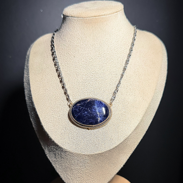 Collier IMPÉRATRICE sodalite