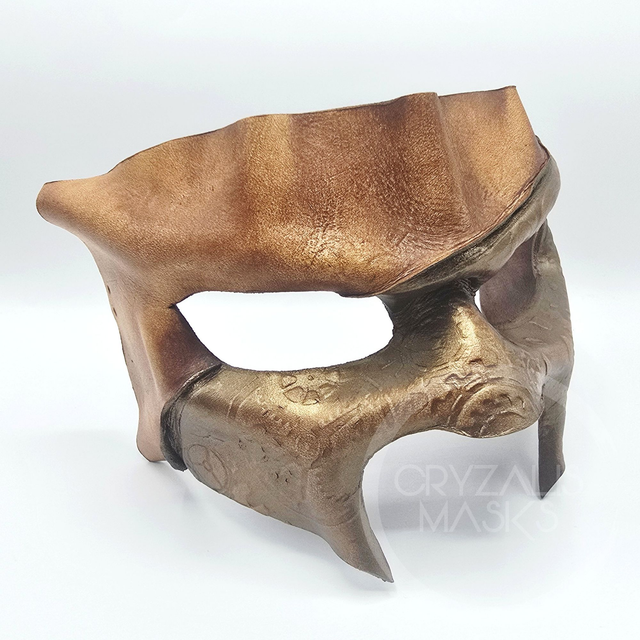 Steampunk Mask: Bronze Clockwork 