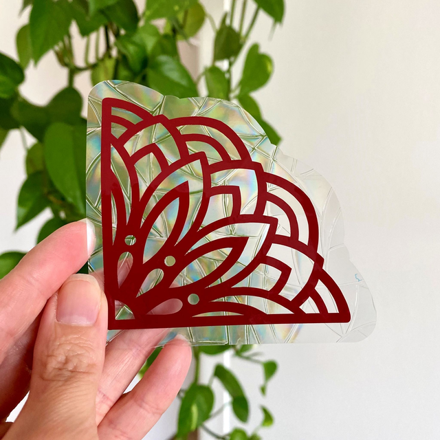 Attrape soleil sticker de fenêtre Mandala