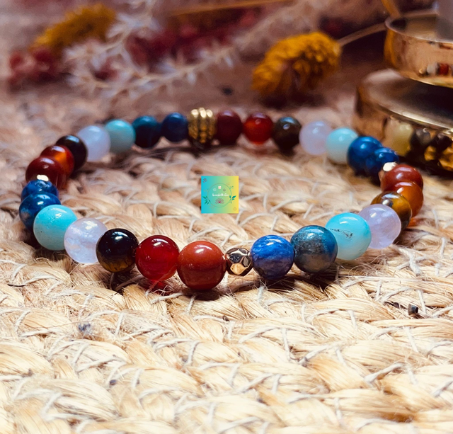 Bracelet 7 chakras 🔮🌊💧🌸🌼🔥🌺