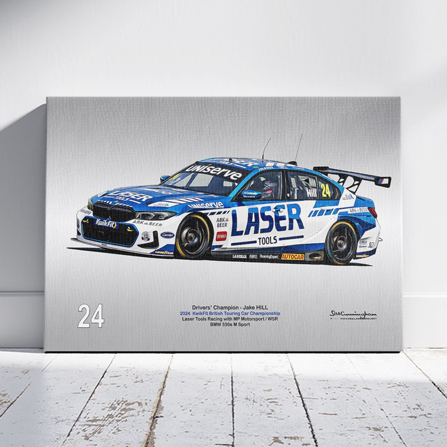 C241002 BMW 330e BTCC 24 WSR #24 HILL CHAMPION Donington Park