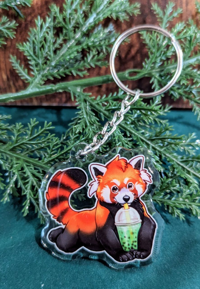 Red Panda keychain